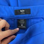 Elegant Women's Shorts Royal Blue Sz 4 Stretch Photo 5
