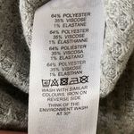 ASOS Gray Waffle Knit Lettuce Hem Crop Top T Shirt Size 4 Casual Loungewear Photo 7