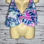 Decree  NWT Size 3X Tie Dye Print Bathing Suit Swim Bikini Top Photo 2