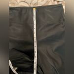 NWOT Enza Costa soft matte Vegan Leather boot cut pants, Size 2 Black Photo 10