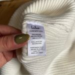 NWOT Lulus Gleaming Babe White Ribbed Knit Pearl Midi Sweater Dress Size XXL Photo 9