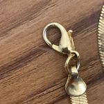 New! “I love you” Herringbone 14KGP Necklace Gold Photo 4