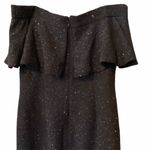 Eliza J Glitter Knit Off The Shoulder Dress Size 8 Party Sparkle New Yeara Photo 6