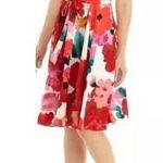 Gabby Skye Women's Multicolor Floral Print Sleeveless Fit & Flare Dress Size 6 Photo 0