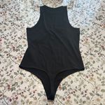 Abercrombie & Fitch Classic Black thong Bodysuit tank ribbed soft A&F collection Photo 2