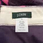 J. Crew‎ Skirt Womens 0 Purple Pink Geometric Linen Blend Pencil Straight Preppy Photo 4
