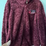 Pendleton  full zip cozy jacket XL maroon Photo 6