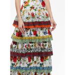 Alice + Olivia Valencia Floral Print Cotton Tiered Maxi Dress Size 0 Photo 14
