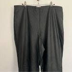 Good American Good Waist Faux Leather Leggings in Black 5 2XL Photo 3
