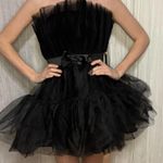 Black tulle party dress Photo 0
