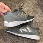 New Balance Olive Green, Partially Suede, , Tennis Shoes Photo 5