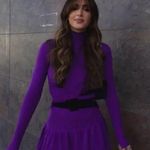 ZARA  turtleneck long sleeve purple dress 🍇 Photo 1