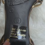 Etienne Aigner bronze metallic strappy sandals vintage glam heels chic evening 6 Photo 9