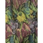 Carmen Marc Valvo  Collection Floral Jacquard‎ Dress Black Sequin Waist Size 10 Photo 3