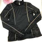 Free People  Movement Long Sleeved Mock Turtleneck Top: Black Photo 0