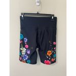 Terez New Women's Fresh Floral Duoknit Activewear Shorts Size Medium Photo 1