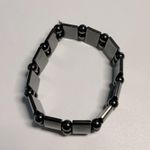 Collection of Hematite Jewelry 4 necklaces and 2 stretch bracelets Black Photo 8