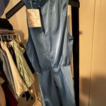 Blue Silk Dress Size 10 Photo 1