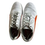 Puma Women's White & Orange Outdoor Cleat Sports Shoes size 7C Photo 9