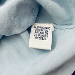 Max Studio  powder blue, crochet flower appliqué, beaded sweater, size S Photo 5