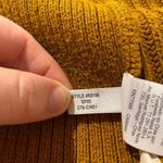 Madewell Nolan Ribbed Open Front Cardigan Sweater in Egyptian Gold Small Photo 6