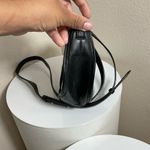 Cuyana Calf Hair Black Leather Crossbody Saddle Bag Gold Accents Photo 5