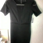 Lucca Couture Luca Couture black mini dress S NWT Photo 2