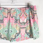 Cacique Swim by  Plus Size 14 Bikini Bottom Swimsuit Skirt Paisley Green Pink 819 Photo 5