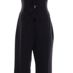 ZARA Strapless Black Jumpsuit Photo 0