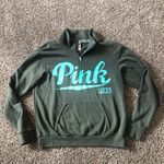 PINK - Victoria's Secret 1/4 Zip Sweatshirt PINK Size Medium Photo 0