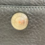 Coach  Chelsea Wallet Navy Blue Pebble Leather Zip Around Vintage Photo 9