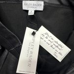 NEW Ripley Rader Black Vegan Leather Straight Leg Pant: Cropped Size 3 (Medium) Photo 4