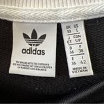 Adidas Sweatshirt Womens Small Black White Colorblock EQT Originals Streetwear Photo 4