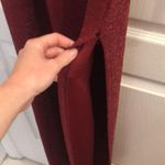 Popular Basics Dark Red One-Shoulder Dress Photo 3