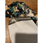 Xhilaration Y2K Peasant‎  Womens Floral Print Boho Wrap Crop Top Blouse Size L Photo 8