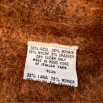 Eileen Fisher  Women's Long Duster Mohair/Wool Cardigan Burnt Orange Photo 2