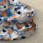 Joie  womens size XL Printed floral maxi dress tiered cute casual modest fall wed Photo 5