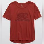 Aerie OFFLINE By  Unstoppable Red Oversized T-Shirt Photo 1
