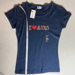 Women’s Australian Made I ❤️AUS Navy Short Sleeve T Photo 3