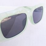 Madden NYC Thick Square Oversized Sunglasses-Green & Gold-UV Protection-Logo Photo 5