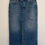 Madewell NWOT The Rilee Denim Midi Skirt 30 Photo 2