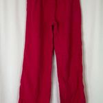 Young Fabulous and Broke | Hot Pink Linen Rayon Pants Womens Medium Photo 6
