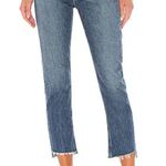 AGOLDE NWT  Riley High Rise Straight Crop in Disguise Photo 0