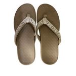 Vionic  Shona Women’s Supportive White Flip Flops Size 10 Thong Sandal Photo 1