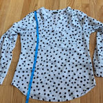 Milano dress blouse black and‎ white size small Photo 6
