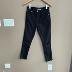 Levi's Levi’s Wedgie Skinny Distressed Raw Hem Jeans in Black‎ Size 27 Photo 1