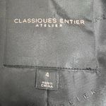 Classiques Entier  Gray Lined, Belted Blazer - Size 4 - EUC Photo 3