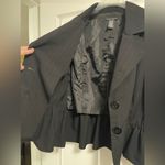 Portrait Women’s Black 2 Buttons Blazer Size 12 Photo 2