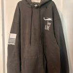 Hoodie Sweater Gray Size M Photo 0