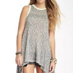 Free People Women SP Bumble Bees Knees Sharkbite Hem Tunic Tank Knit Speckle Top Photo 0